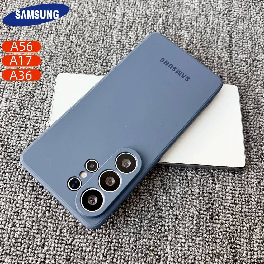 Фото Чехол для Samsung Galaxy A17, оригинальный Liquid Capa Silicone A56 A55 A36 A35 A16 A15 A26, противоударный чехол-бампер из ТПУ, аксессуары для телефонов №1