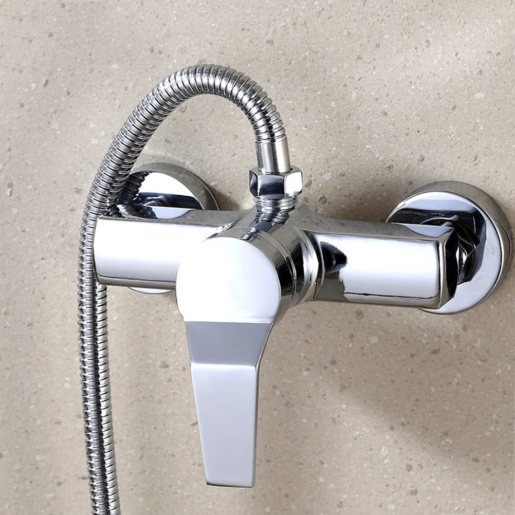 

Bathroom Brushed Nickel Mixer Tap Household Wall Mounted Bathroom Bathtub Bathroom Bathroom