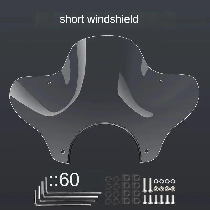 

Лобовое стекло мотоцикла подходит для 125/150 круглых стандартных лобового стекла мотоцикла