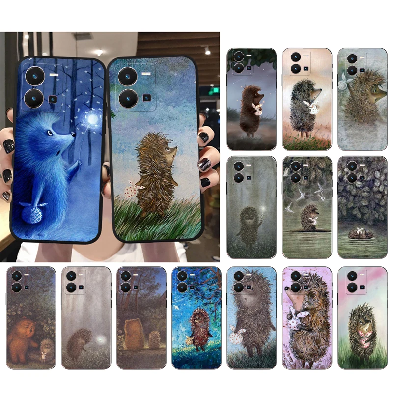 

Hedgehog in the Mist Phone Case For VIVO Y53S Y33S Y11S Y31 Y21 Y70 Y20 Y21S Y72 Y55 Y76 Y51 Y01 V23E V21 V23 V21E Case