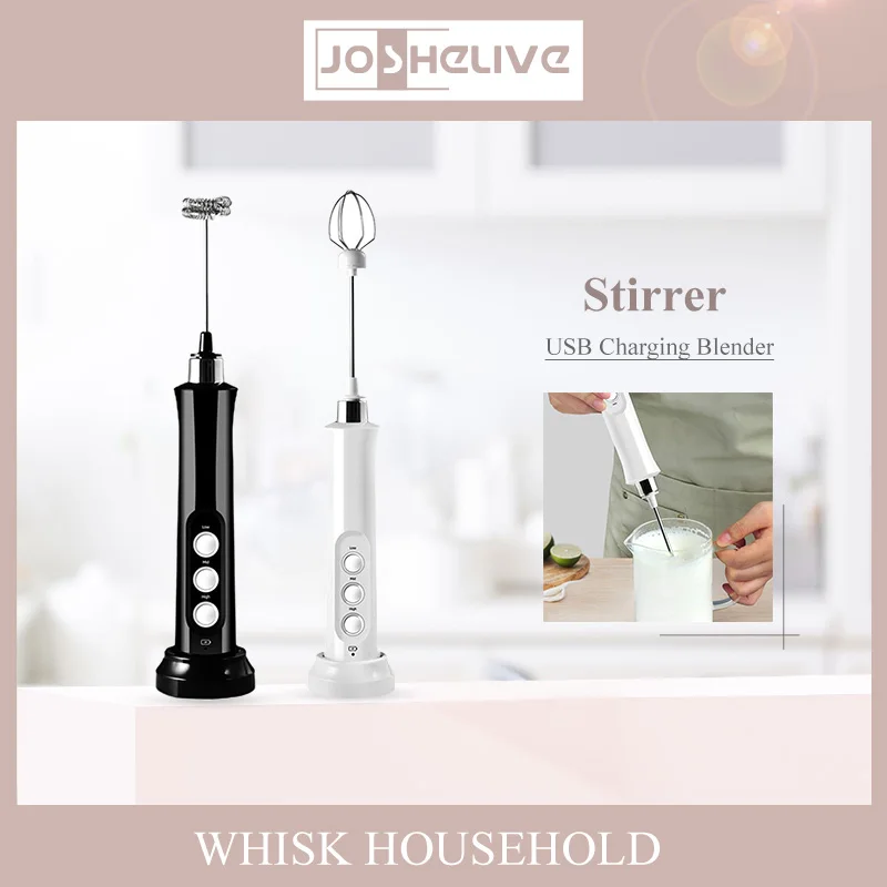 With Usb Charger Bubble Maker Whisk Mixer Stirring Stick For Coffee Cappuccino