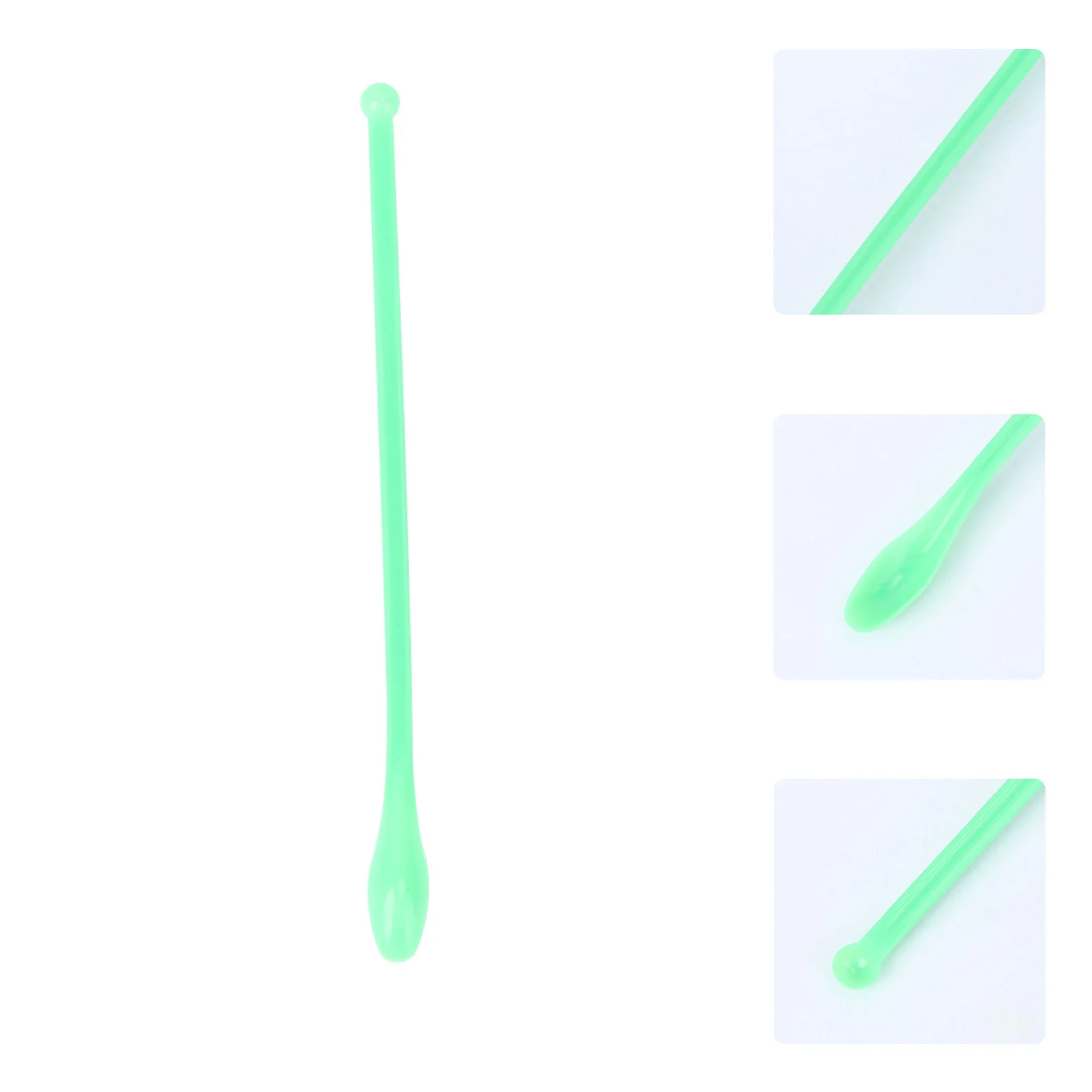 

100PCS Laboratory Mixing Spatula Sampling for Cap Filler ( Size1, Green )