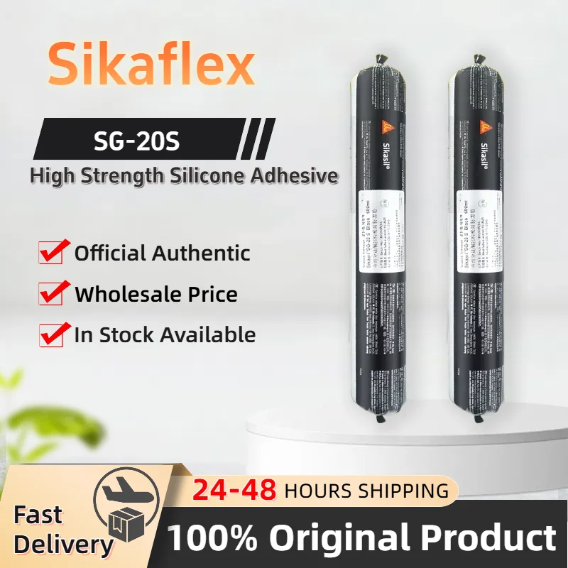 

Sikaflex SG-20S нейтральный структурный силиконовый герметик 600 мл