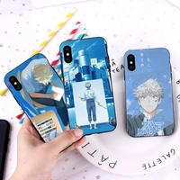 blue period anime phone case for iphone 12 11 13 7 8 6 s plus x xs xr pro max mini shell