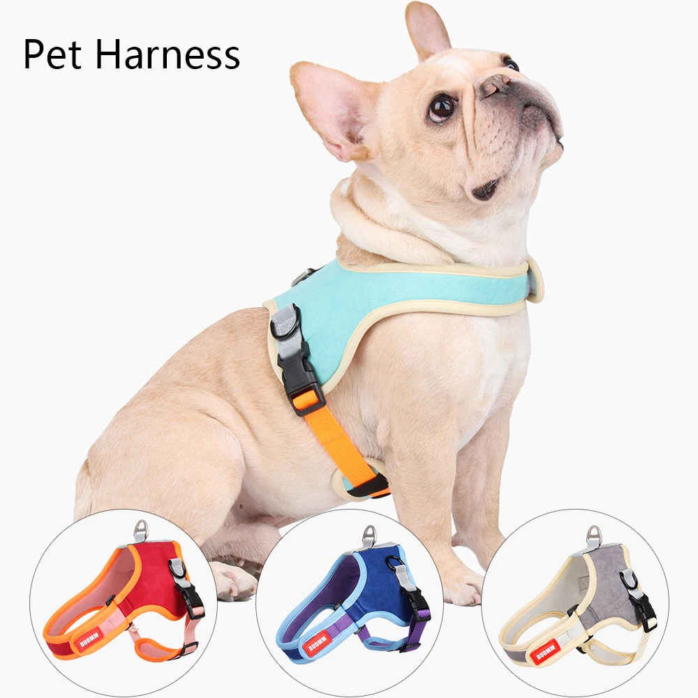 

Dog Harness Reflective Breathable Adjustable Vest Safe Outdoor Walking Dog Lead Leash Rope Cat Clothes Product Pet Supplies
