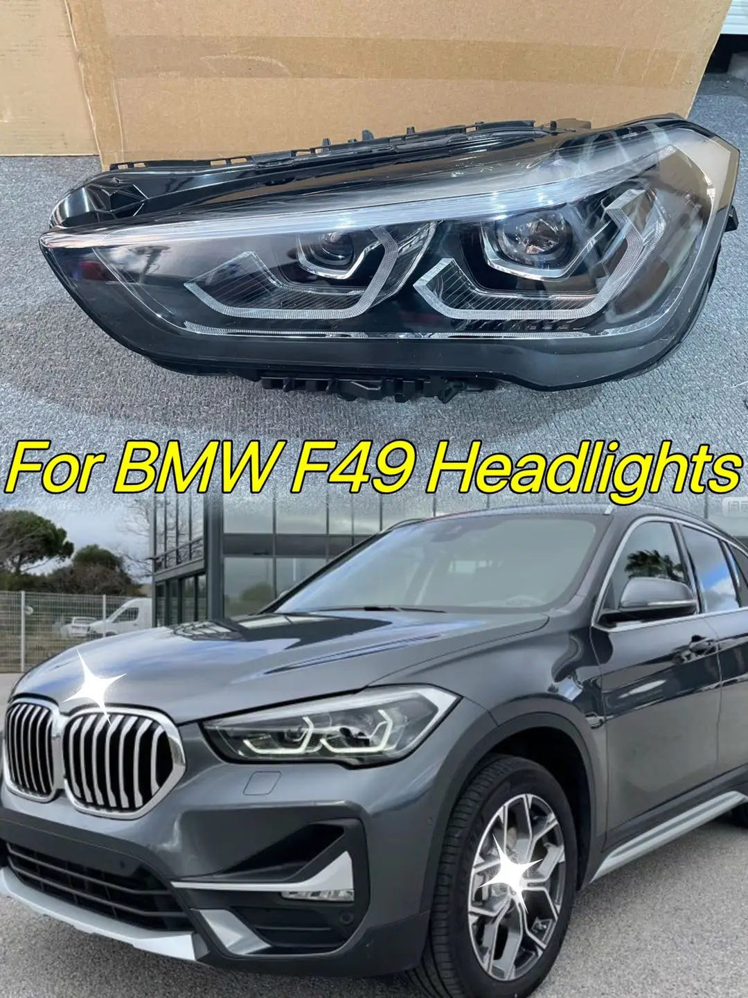 Подходит для BMW X1 F49 светодиодный передняя фара 18-20