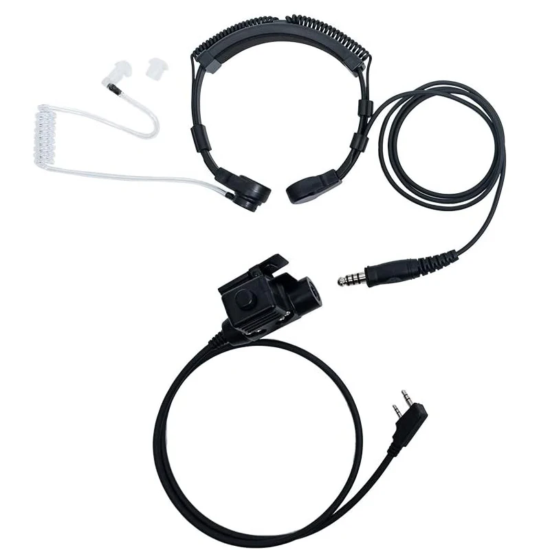 Enlarge U94 Tactical PTT Headset Earpiece Compatible for Baofeng UV-5R BF-888S BF-F8HP BF-F9 UV-82 UV-82HP UV-82C Kenwood Walkie Talkies