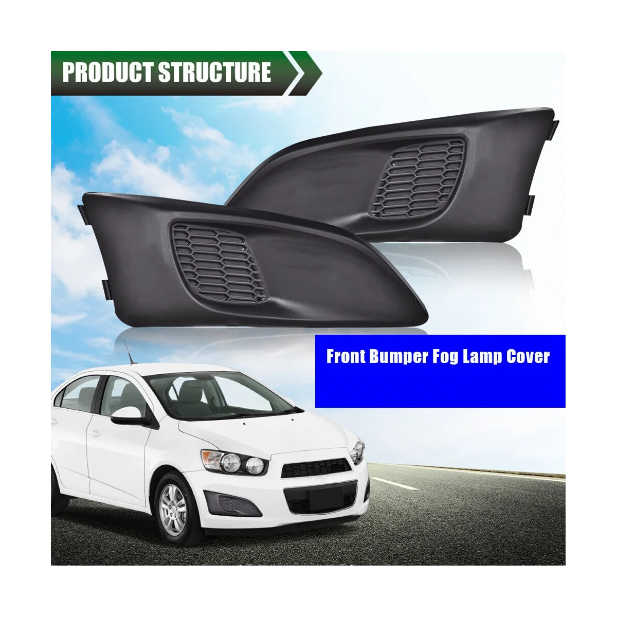 1 пара противотуманные фары на передний бампер для Chevrolet Sonic Sedan 96694768-96694774