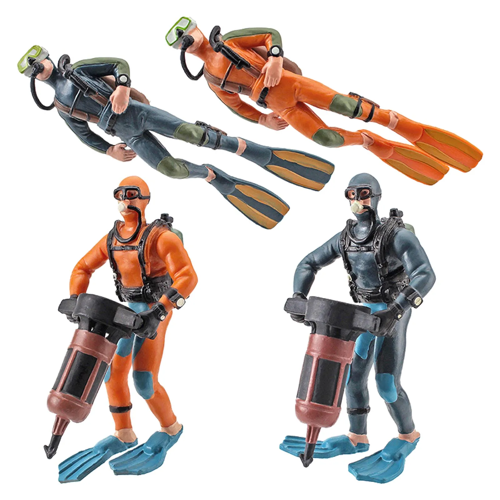 

Diver Figures Undersea Adventure Action Figure Models Simulation Doll Scene Decoration Toys For Children Birthday Gifts