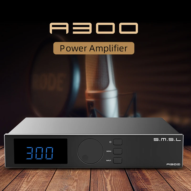 SMSL A300 Усилитель мощности Hi-Res Bluetooth 5.0 2.1 Аудиосистема HIFI AMP 165 Вт*2 BTL 330 Вт SDB