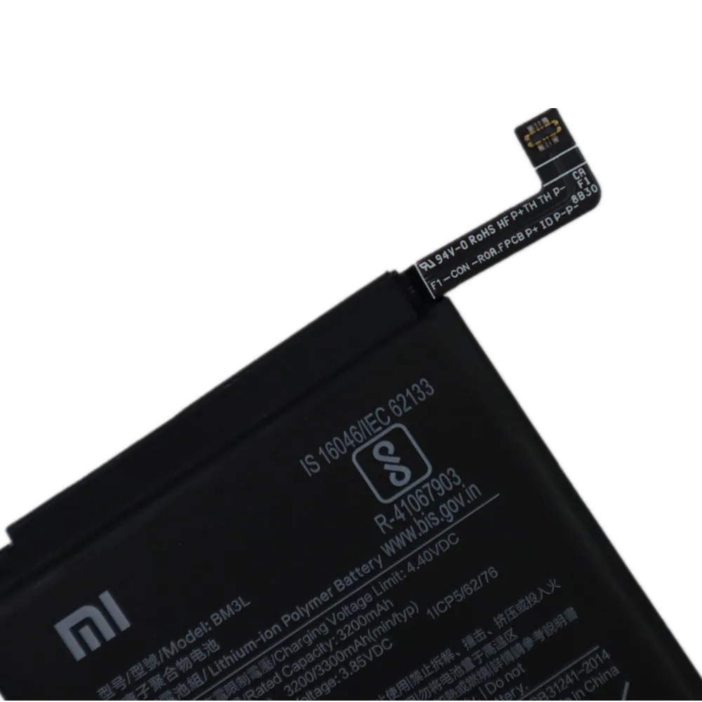 2022years xiaomi 100 original phone battery bm3l 3300mah battery for xiaomi 9 mi9 m9 mi 9 replacement batteries with free tools free global shipping