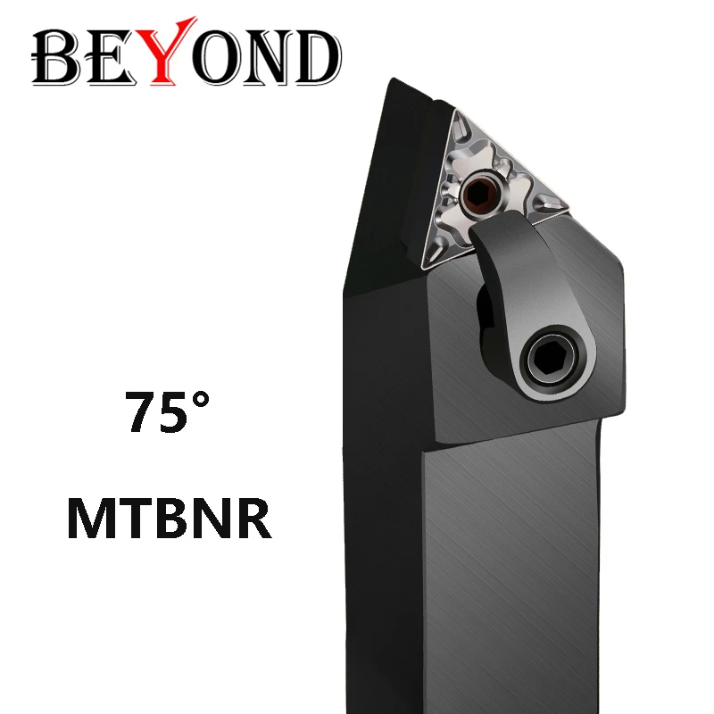 

BEYOND MTBNR MTBNL MTBNR1616H16 MTBNR2020K16 25mm Turning Tool Holder External Carbide Inserts Shank Lathe Cutter use TNMG16
