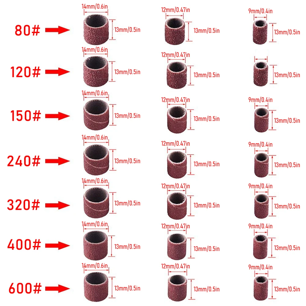 531 шт. набор шлифовальных барабанов для Dremel