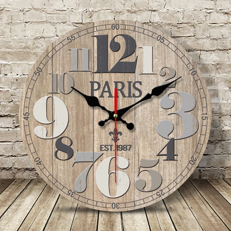 

Настенные часы в Европейском стиле, тихие креативные модные настенные часы для гостиной, современные минималистичные настенные Ретро часы для дома