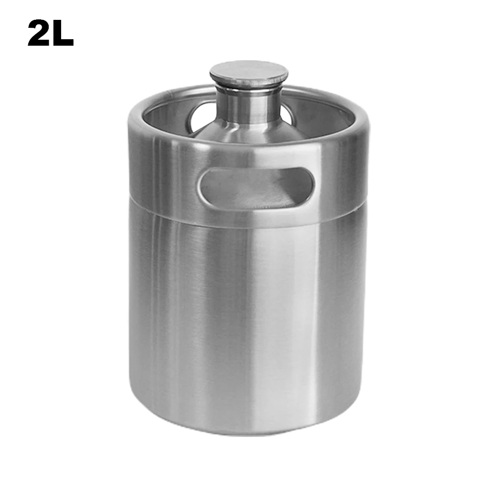 

Barware Mini Keg Growler Beer Making Multifunction Party Supplies Heat Preservation Home Brewing Canteen With Lid Summer Crafts
