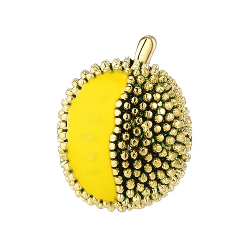 

41XF Spring/summer 2022 Durian Collar Needle Anti-explosion Thorn Horse Needle Cute Fruit Pin Wild Brooch Accessories