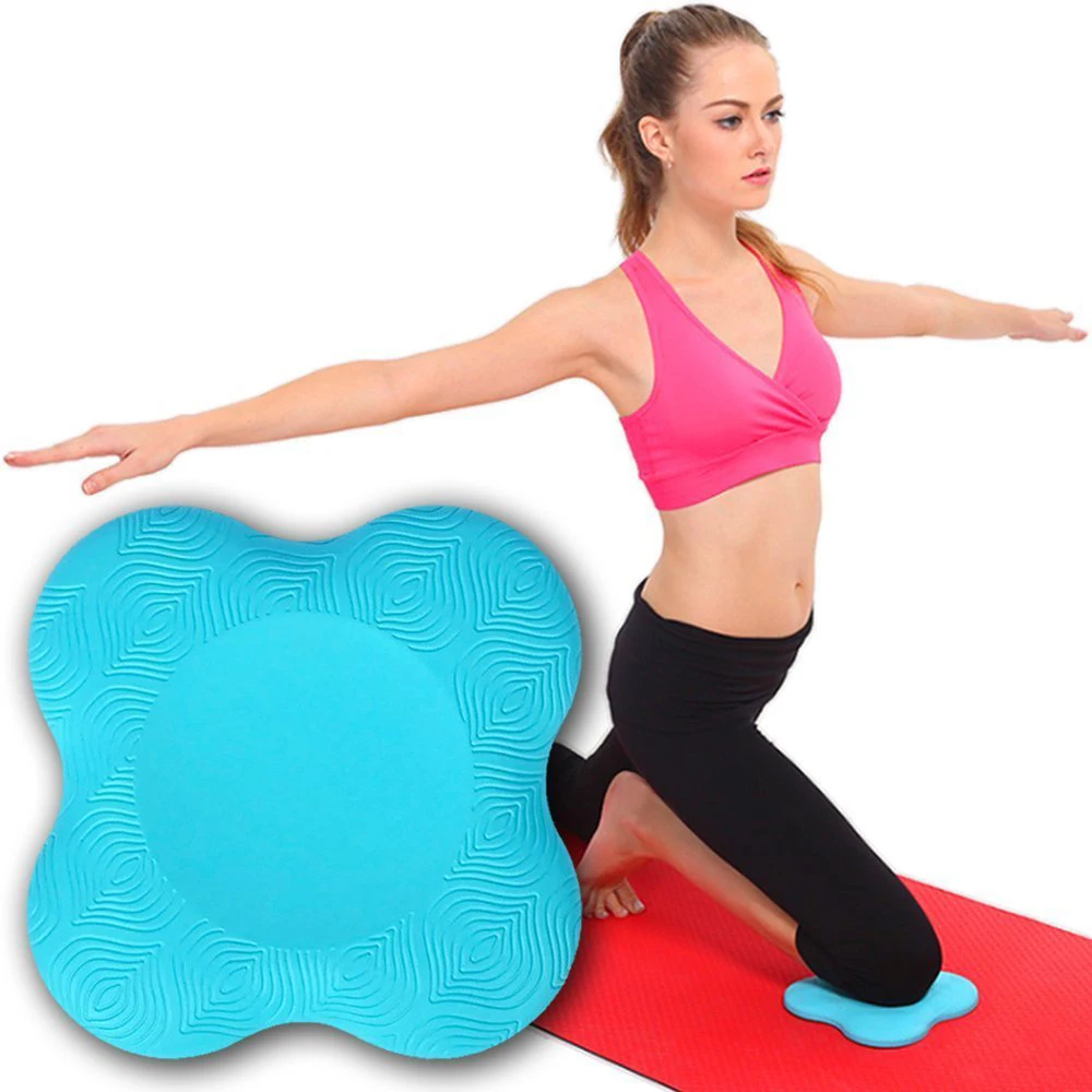 

2pcs New Yoga Knee Pad Yoga Mats Cushion Wrist Hips Hands for Leg Arm Elbows Balance Exercise Fitness Workout Sports Set