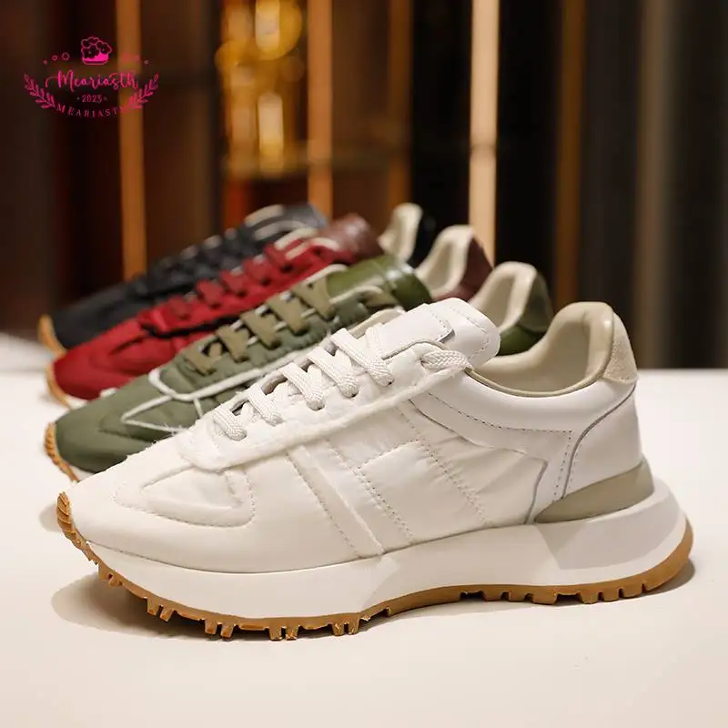 

Summer Breathable Dad Shoes Women's 2022 New Muffin Thick soled High Versatile Sports platfrom Casual men White sneakers Shoes