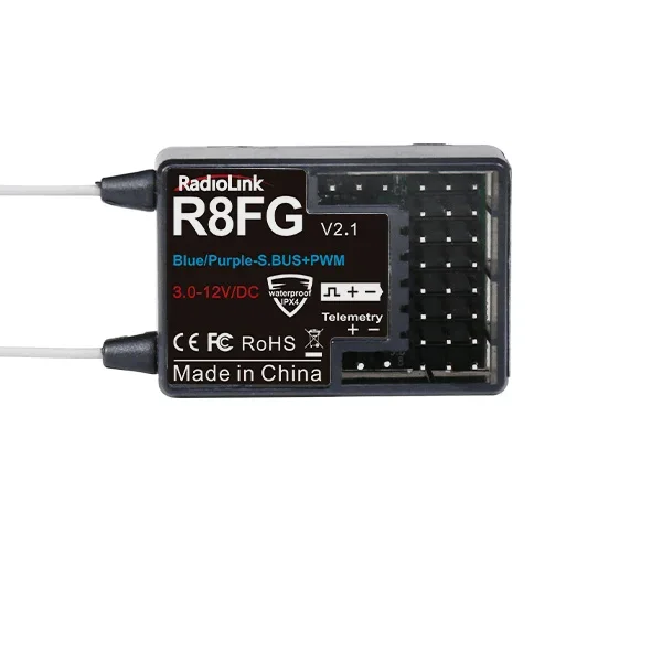 Radiolink RC8X 2.4G 8-канальный 2 4G RC-передатчик и гироскопический приемник R8FG R4FGM