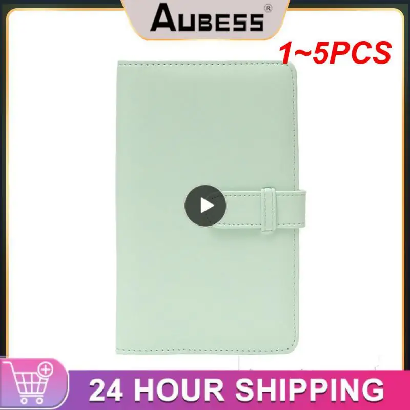 

1~5PCS Binder Budget Planner Notebook Covers Folder A6 Size 6 Hole Binder Pockets Plastic Binder Zipper Money Saving Envelope