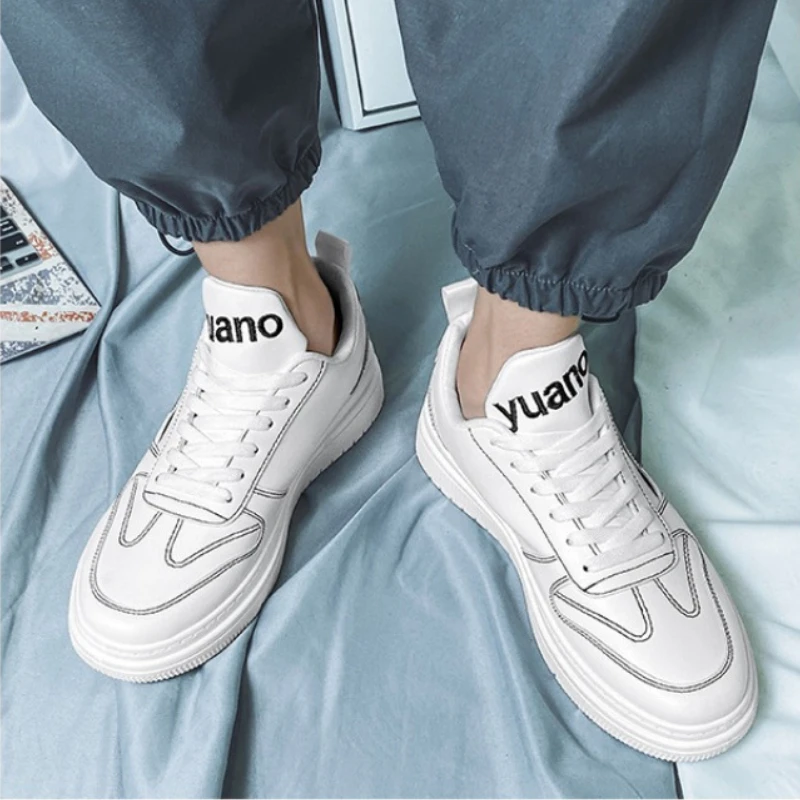 Вулканизированная обувь для мужчин модные мужские повседневные кроссовки на