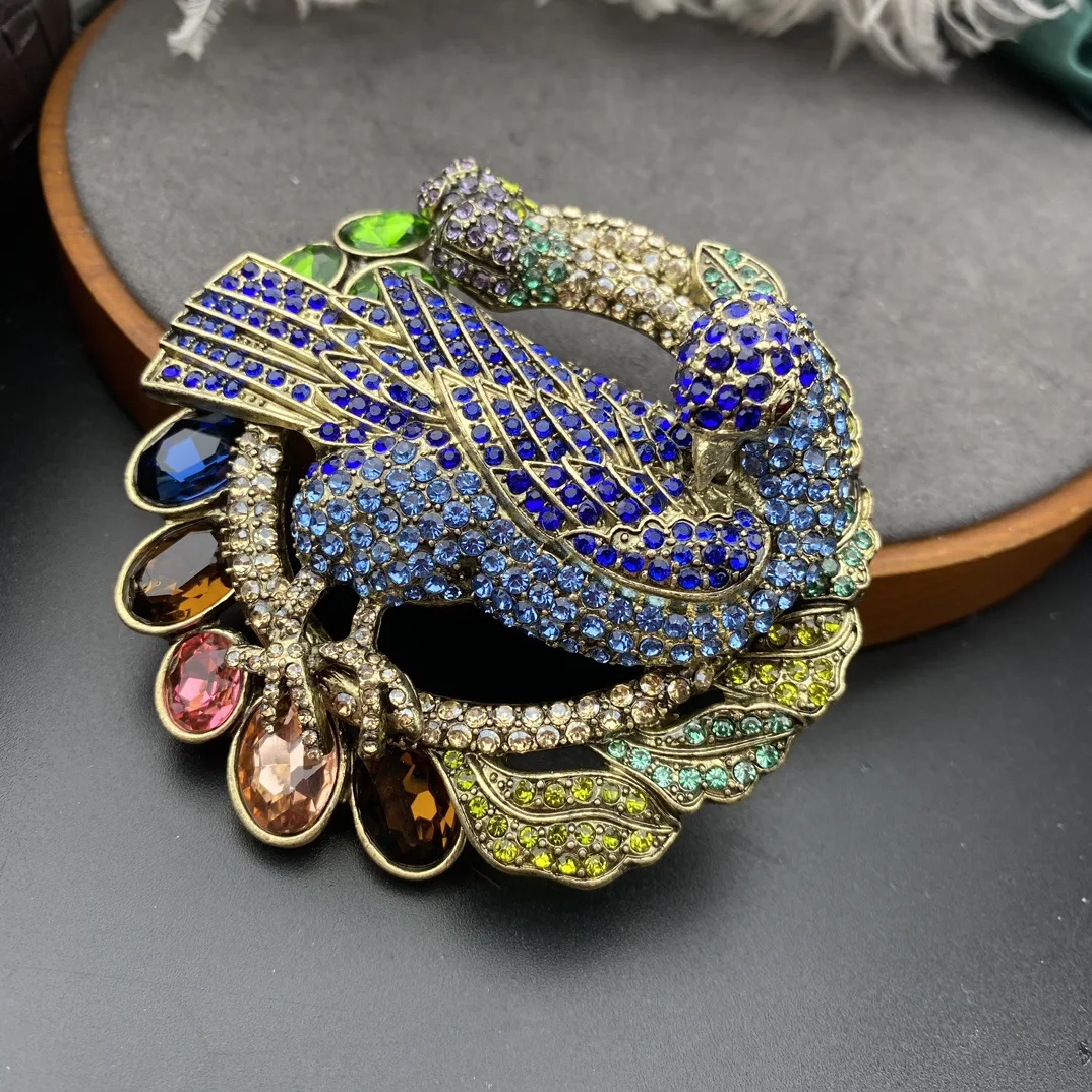 

2023 New High quality vintage Rhinestone Exquisit Brooch