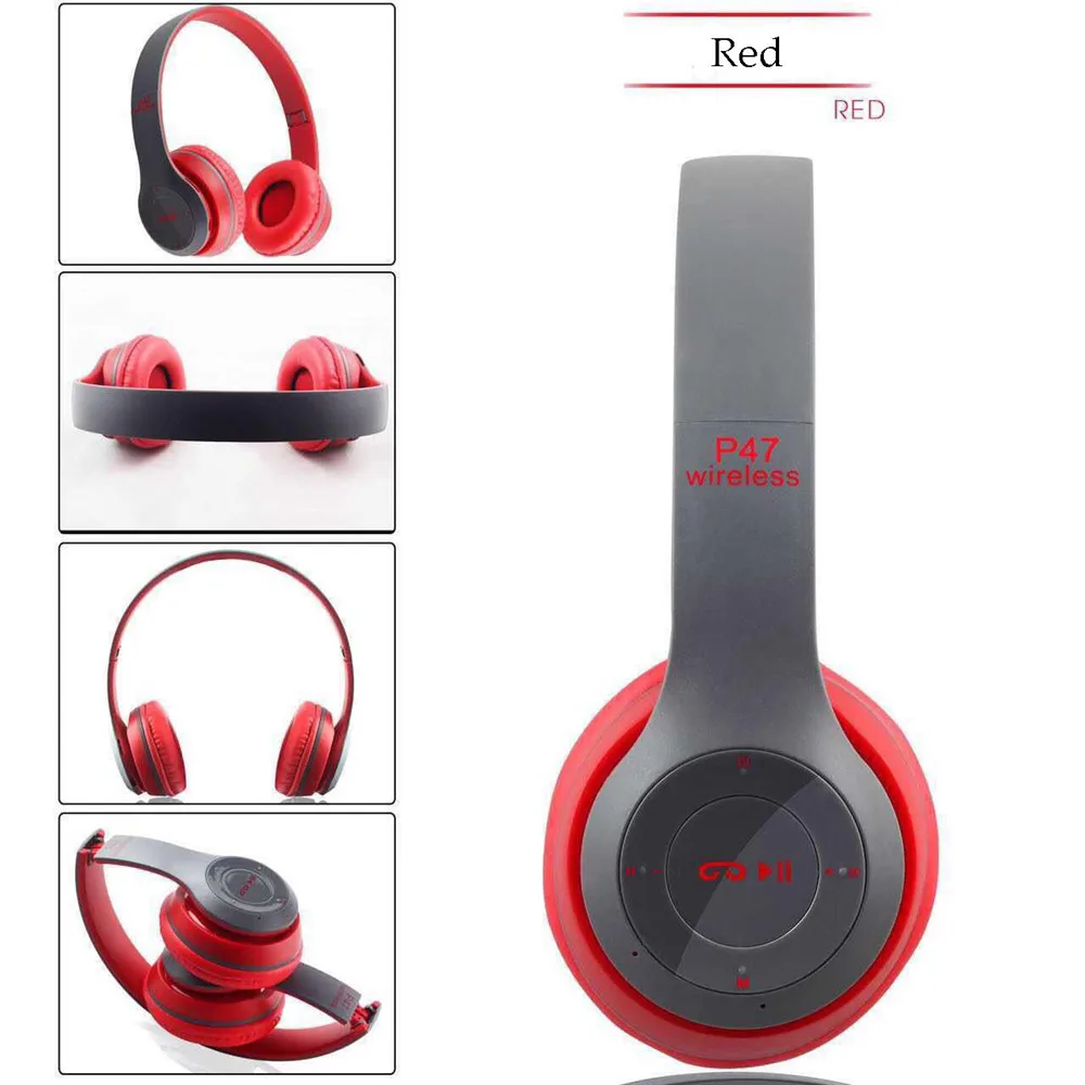 Wireless Headphone 9D HiFi Bass Music Bluetooth Headset Stereo Gaming Headband Earphone with Mic for Xiaomi Cell Tablet enlarge