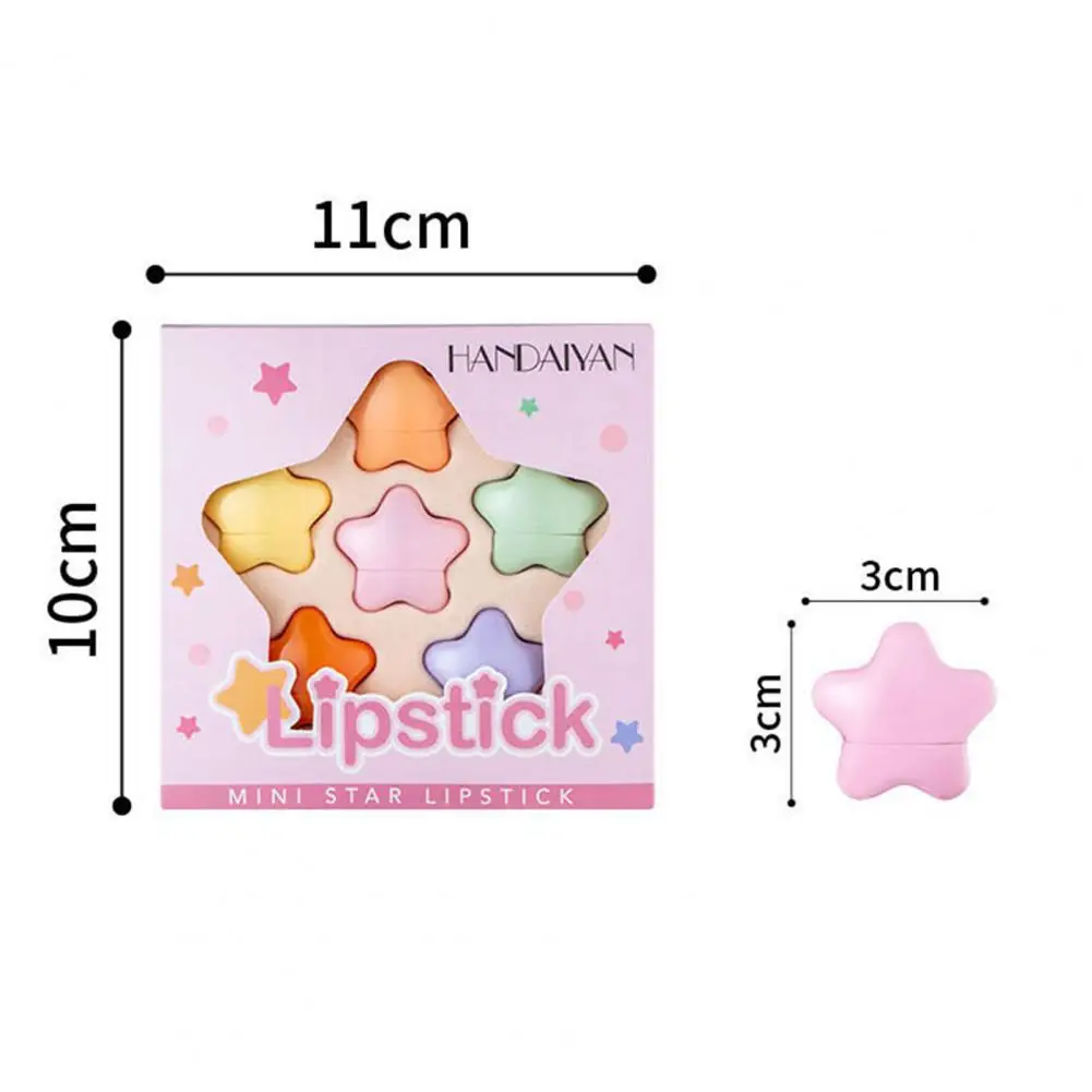 

Функциональная красивая помада, элегантная маленькая звезда, тинт для губ, компактная губная помада с хорошей насыщенностью для студентов