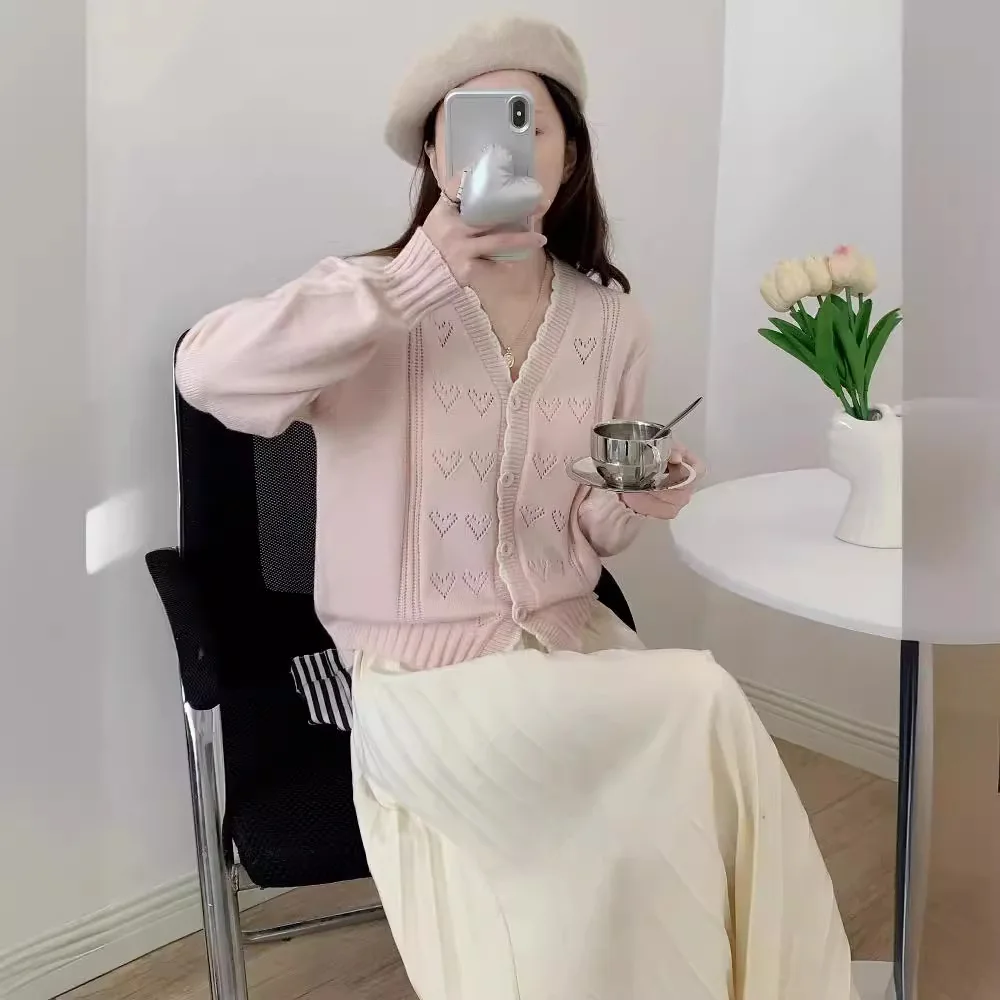 Женский красный пуловер из полиэстера |