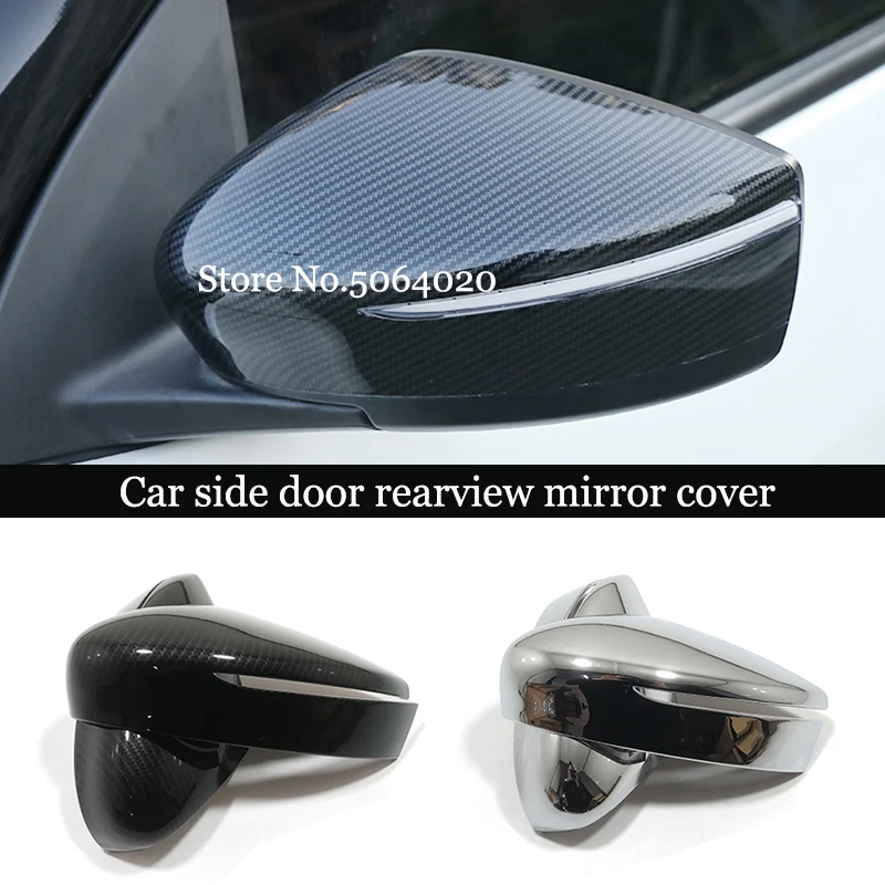

ABS Chrome For Nissan Note E12 Hatchback 2016-2020 Accessories Car rearview mirror cover Sticker Cover Trim Car styling 2pcs