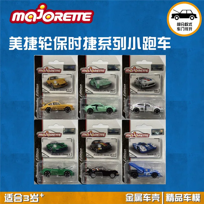 

Majorette 1:64 Porsche carrera Paramera 911 carrera rs 917 gt3 turbo Die-cast Model Collection Toy Vehicles