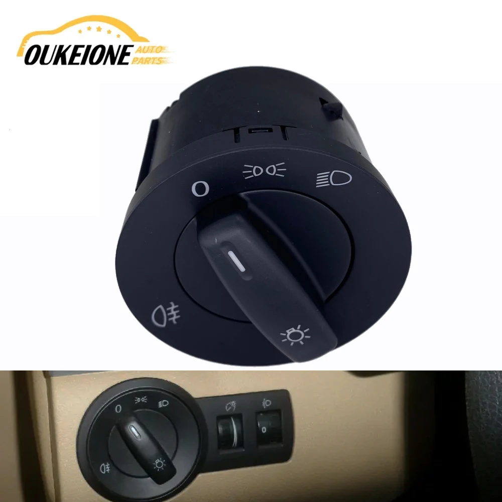

For VW Volkswagen Caddy 2004-2008 Touran 2003-2006 Car Headlight Control Switch Fog Light Button car Accessories 1T0941431B