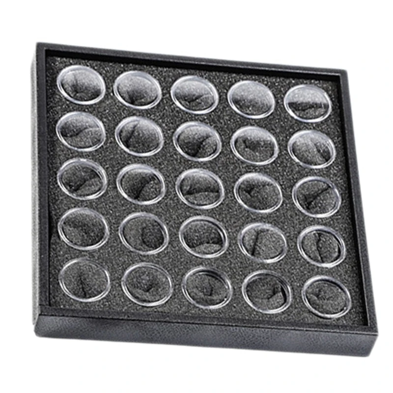 

Nail Manicure Storage Box Nail Art Powder Gems Rhinestone Storage Container Transparent Empty Case