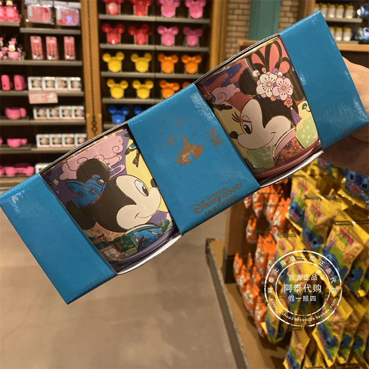 Disney Cartoon Mickey Mouse drink cup Minnie Goofy Ceramic Cups Milk Handle Coffee Mug Girlfriend gift images - 6