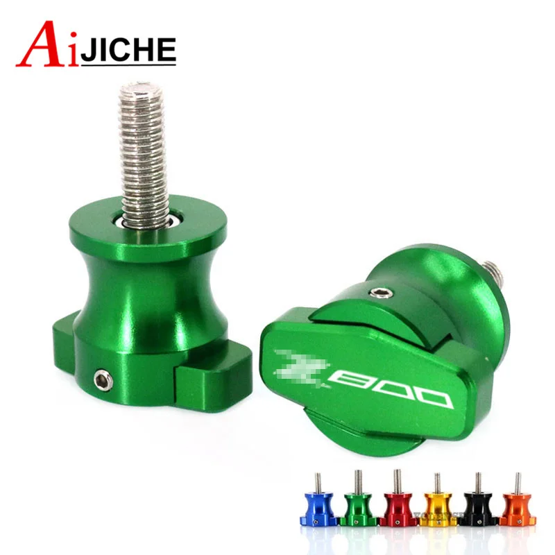 

For KAWASAKI Z800 Z 800 2013-2016 Motorcycle Accessories CNC Aluminum Swingarm Spools stand screws Slider 8MM