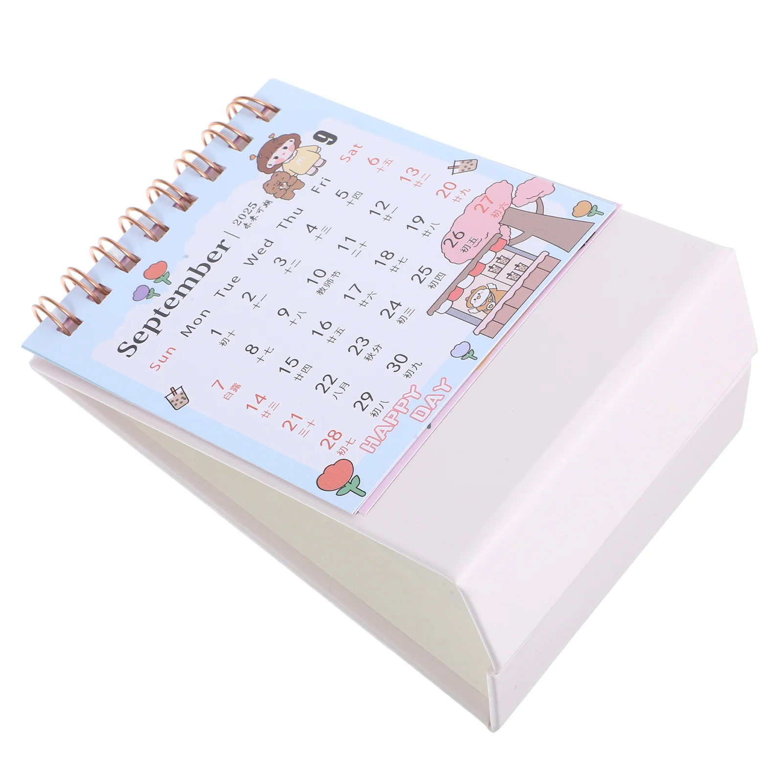 Настольный календарь 2025 для классной комнаты небольшой настольный перекидной