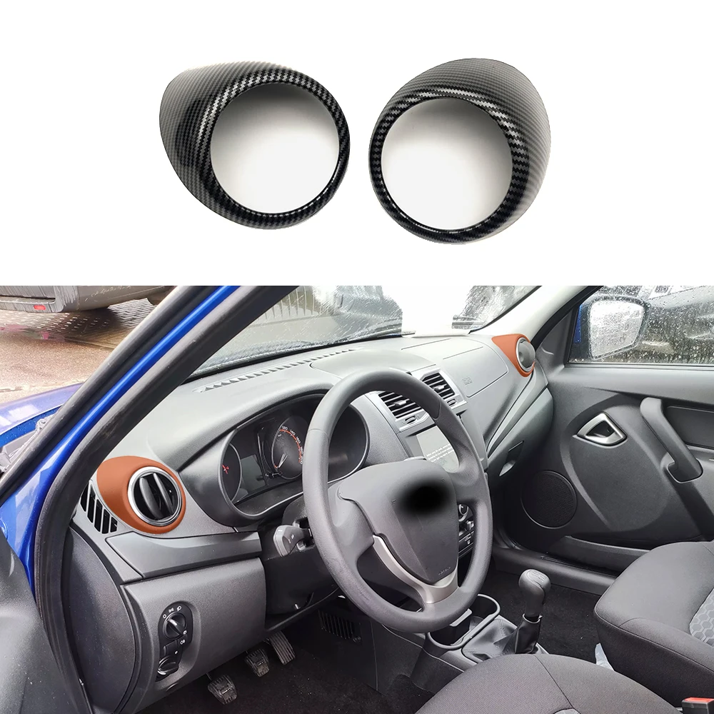 

Цветная внутренняя декоративная полоса из углеродного волокна ABS для Lada Granta