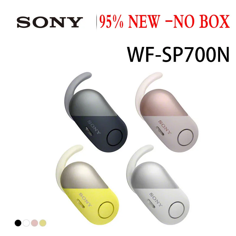 

95%new Sony WF-SP700N True Wireless Bluetooth 4.1 Noise Cancelling Headphones Sports Waterproof Suitable for Huawei iOS Android