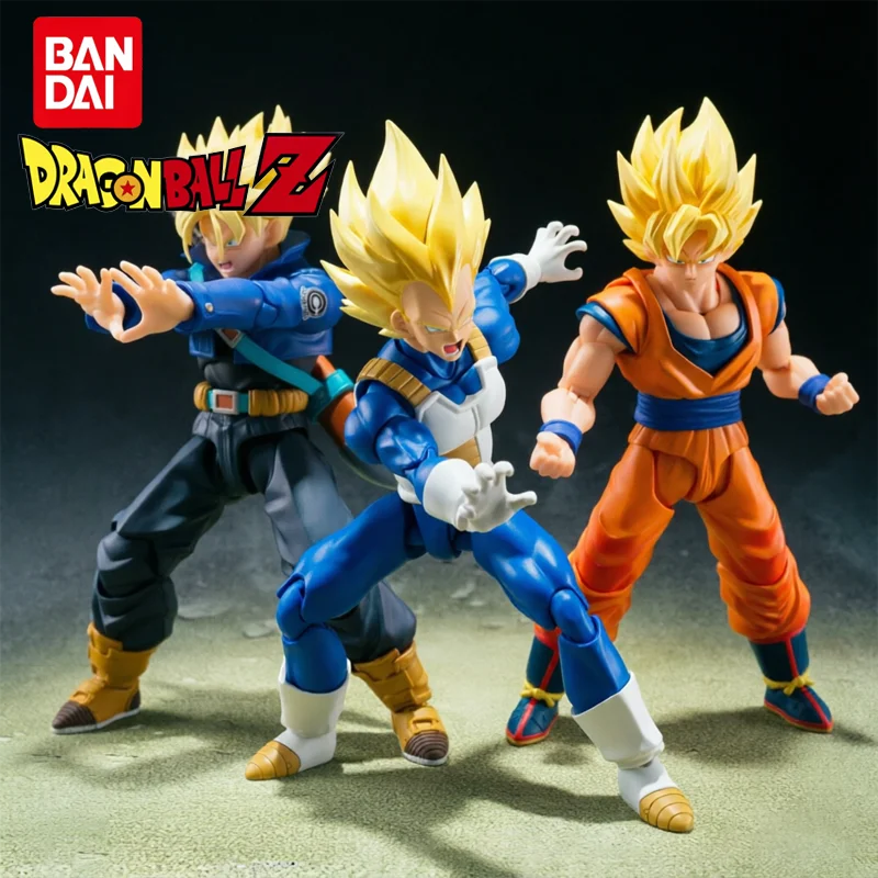 Фото Фигурка Bandai S.H.Figuarts Dragon Ball SUPER SAIYAN VEGETA DANGEROUS PRIDE, готовая модель аниме-персонажа, игрушка-подарок для детей №1