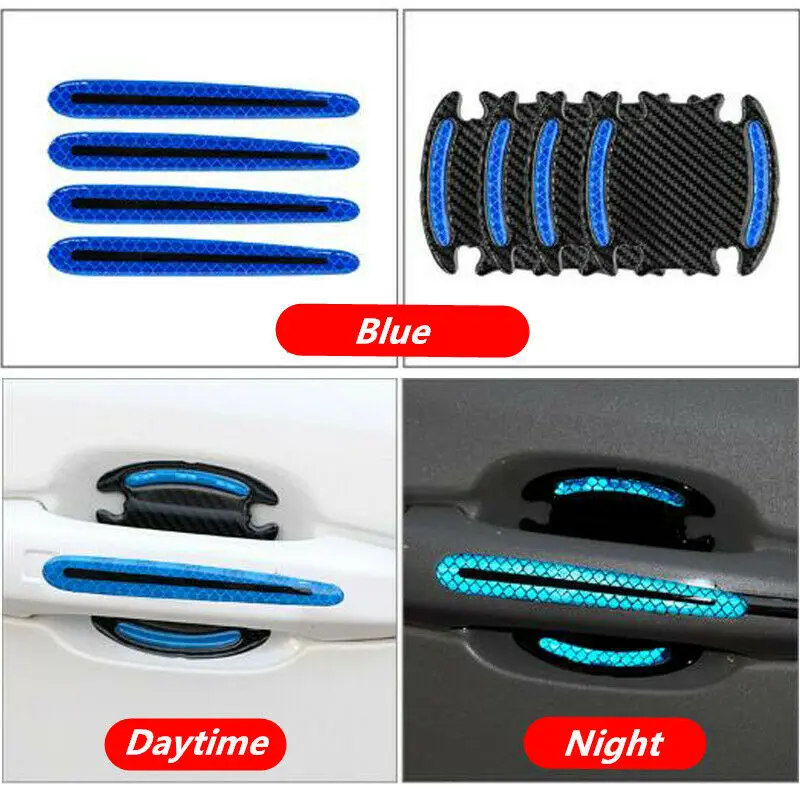 

8pcs Anti-collision Strips Reflective Sticker Handle Bowl PVC Protective
