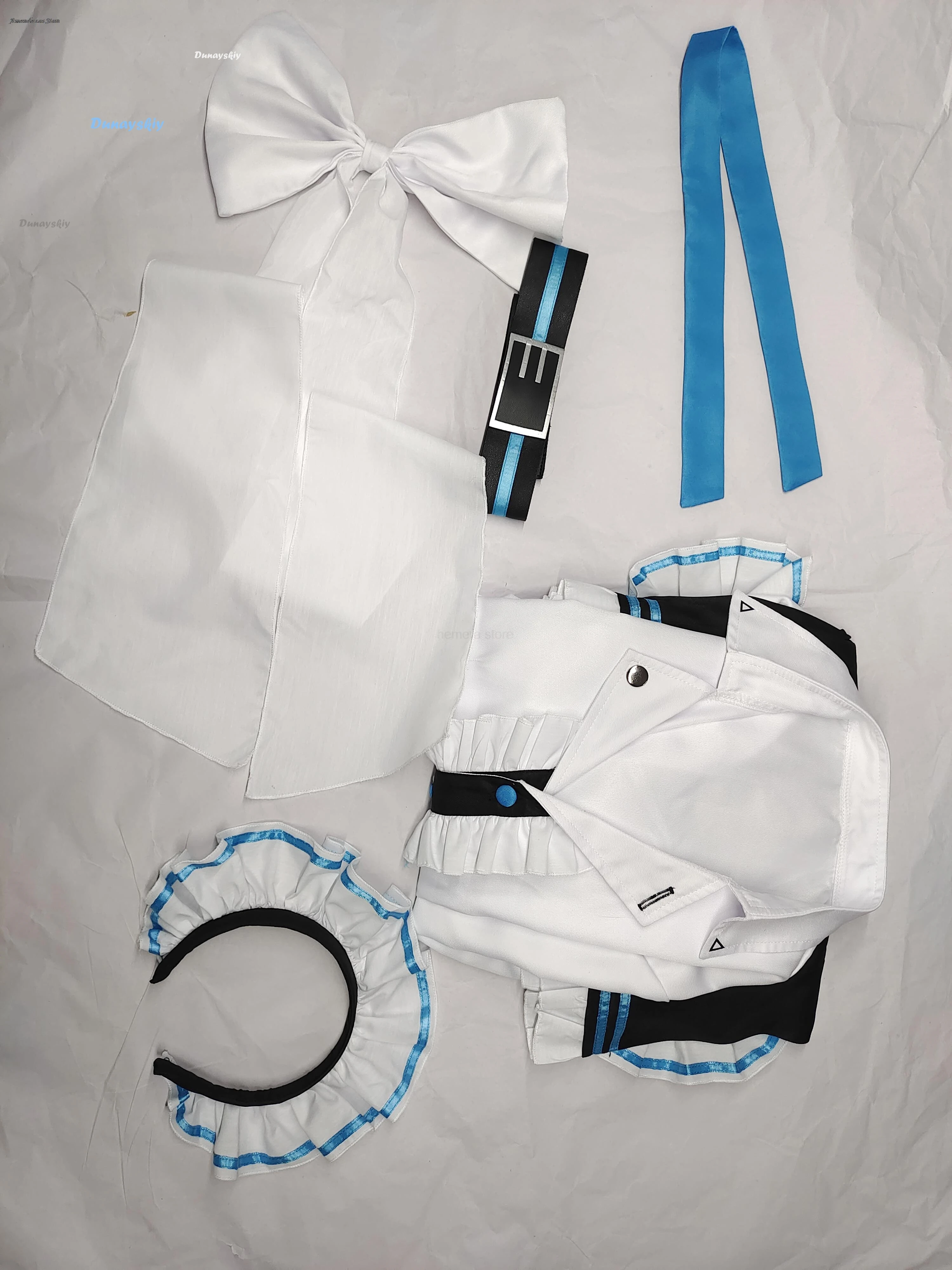 Синий архив Mikamo Neru игровой костюм милое платье горничной униформа карнавальный