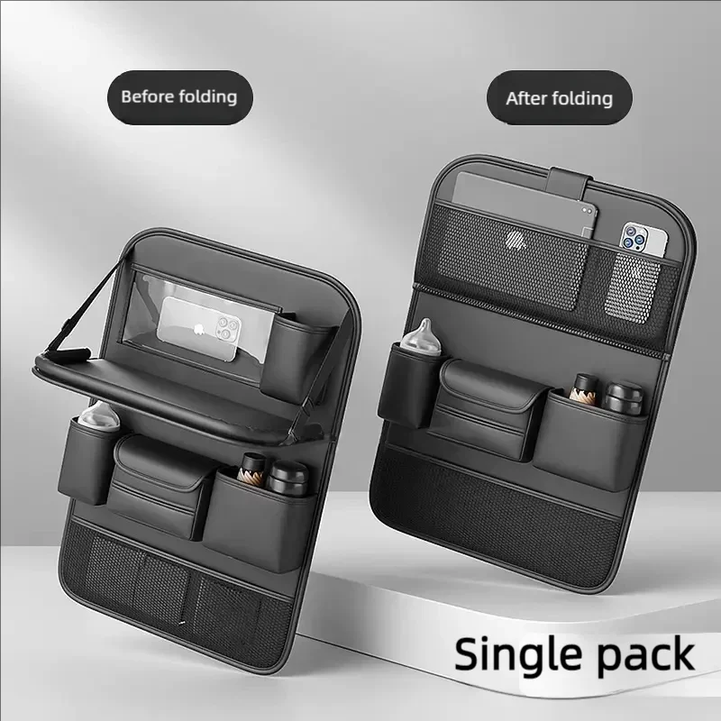 

Органайзер На Спинку Автомобильного Сиденья Из Искусственной Кожи, Подвесная Полка Для Хранения Вещей На Переднем Сиденье