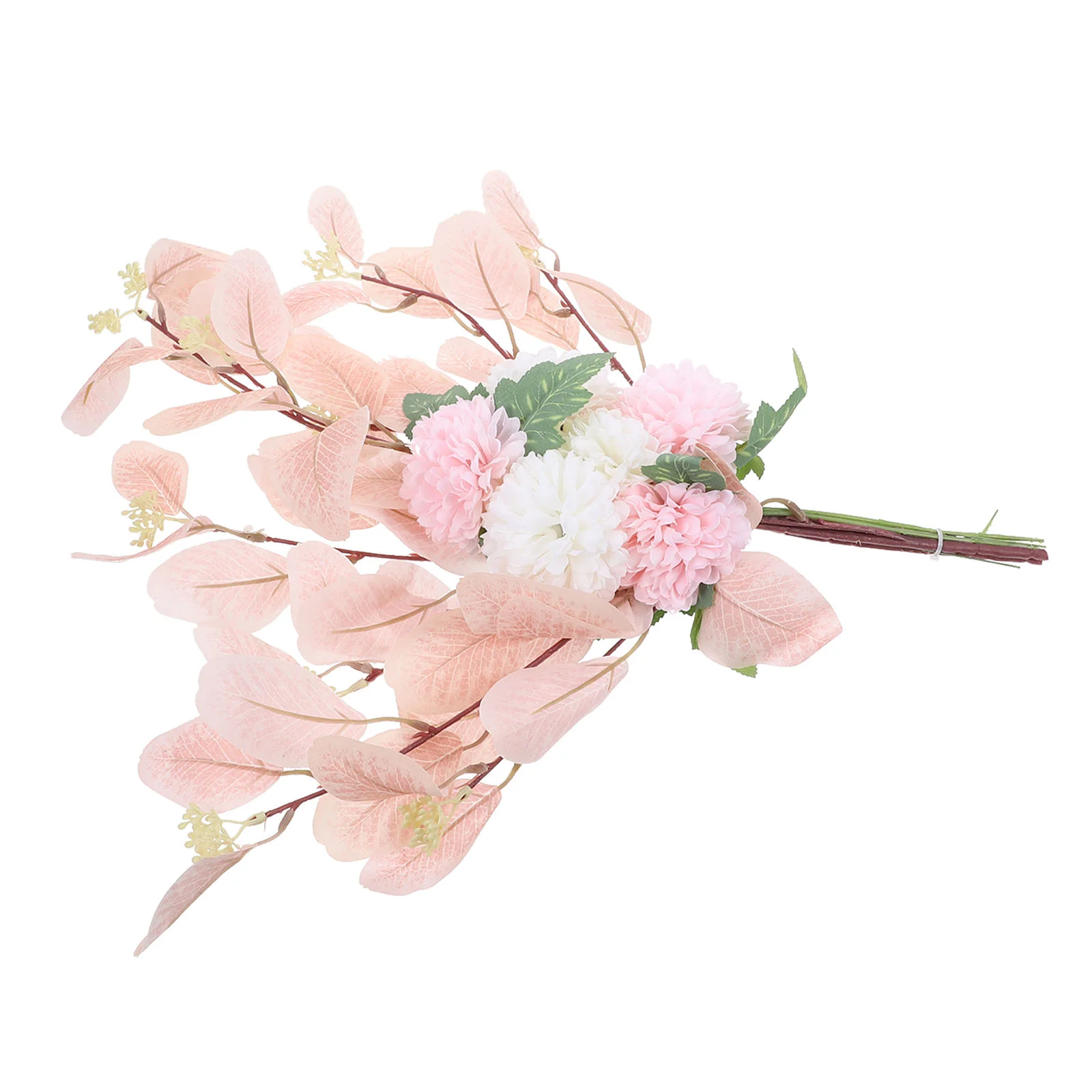 

Bouquet Flower Silk Eucalyptus Adornment Decor Arrangement Artificial Fake Chrysanthemum Simulated Scene Touch Stems Real