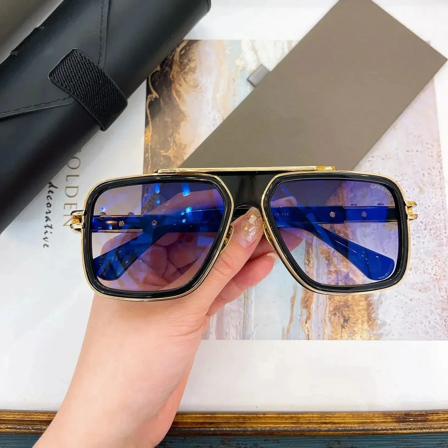 Новейшие брендовые женские и мужские солнцезащитные очки для отдыха популярные