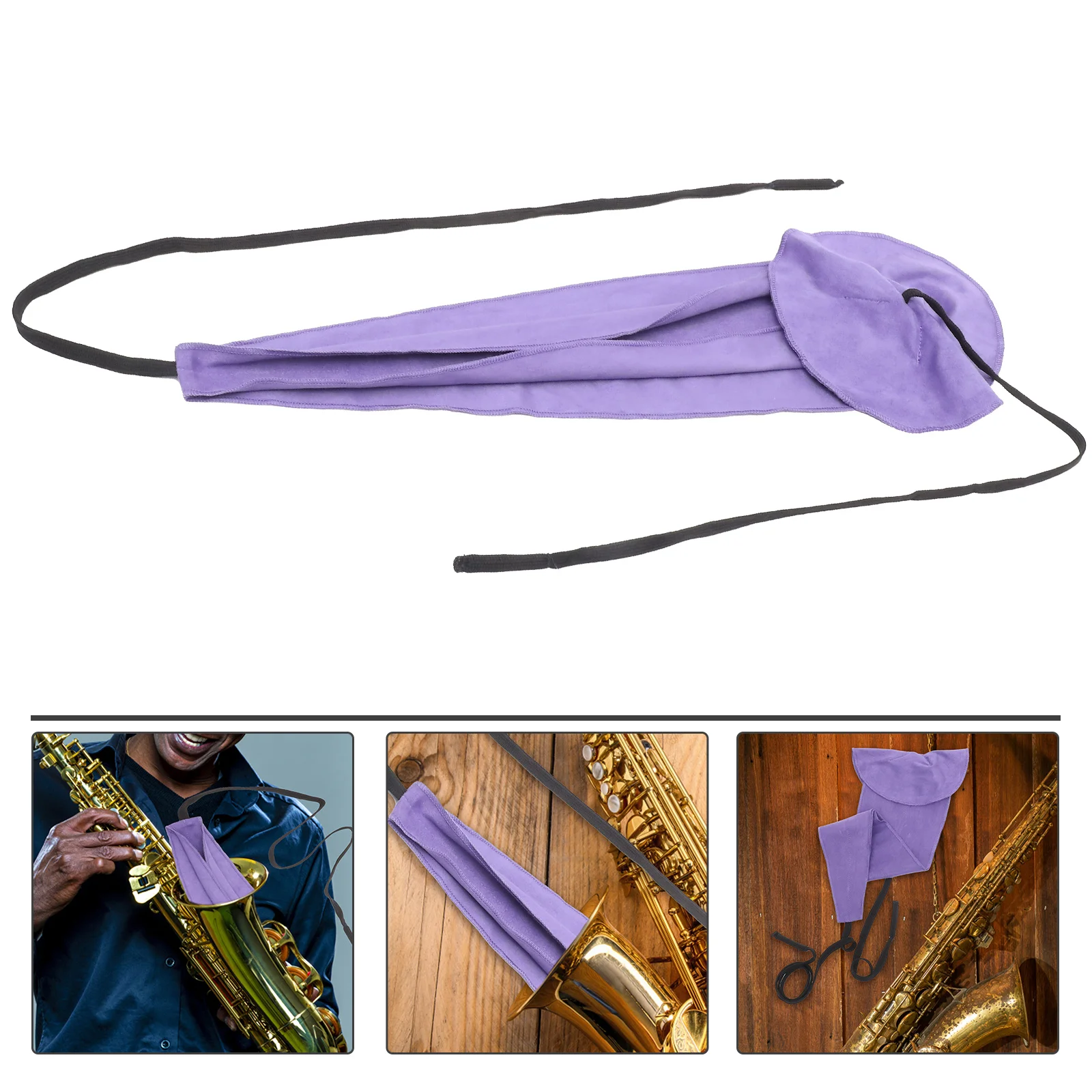 

Saxophone Cleaning Cloth Music Instruments Flute Maintenance Tool Clarinet Care