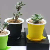new good drainage slotted hole succulents orchid flower inner outer pot container