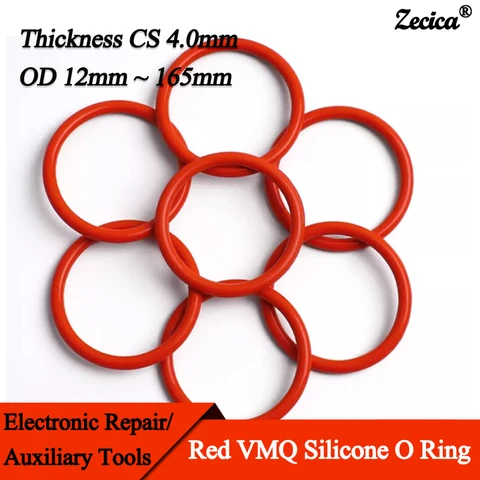 Силиконовые уплотнительные кольца VMQ  CS 4,0 мм