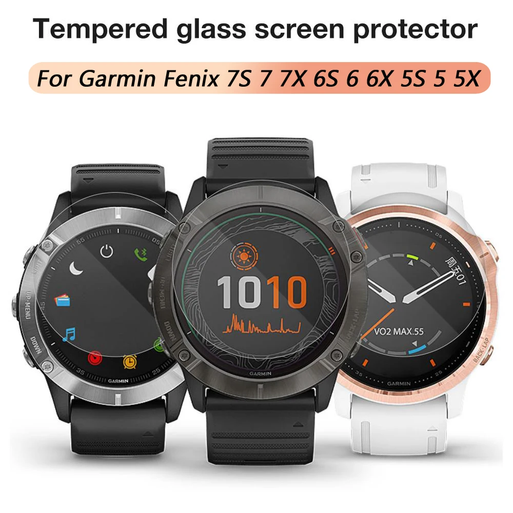 

Новинка для смарт-часов Garmin Fenix 6S 6 Pro/5 5S Plus ультра прозрачное закаленное стекло премиум-класса Защитная пленка для экрана Fenix 7 7S 7X 6X 3HR