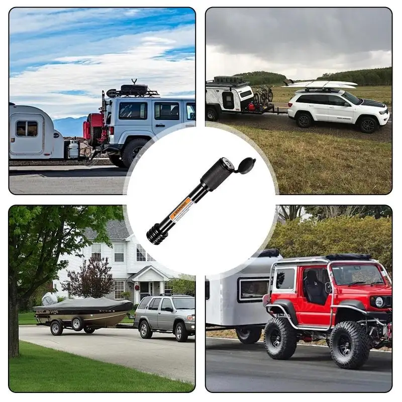 Металлический замок для прицепа водонепроницаемый с двумя ключами