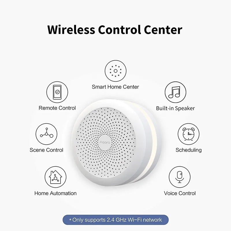 Шлюз Aqara M1S умный пульт дистанционного управления беспроводной Zigbee 3 0 Wi-Fi с